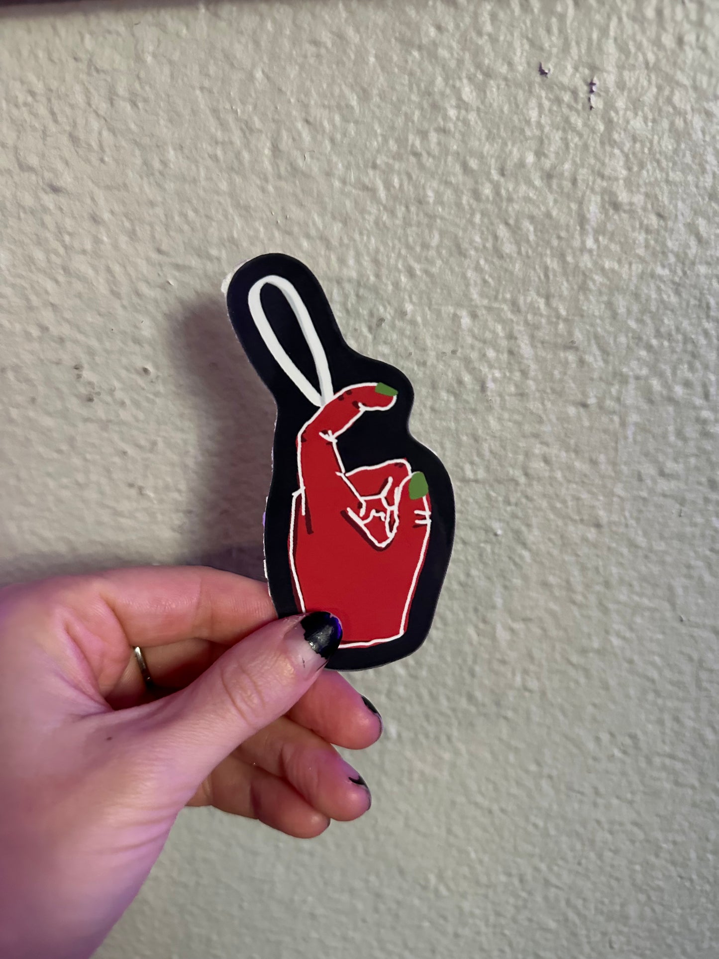 ASL Ornament sticker