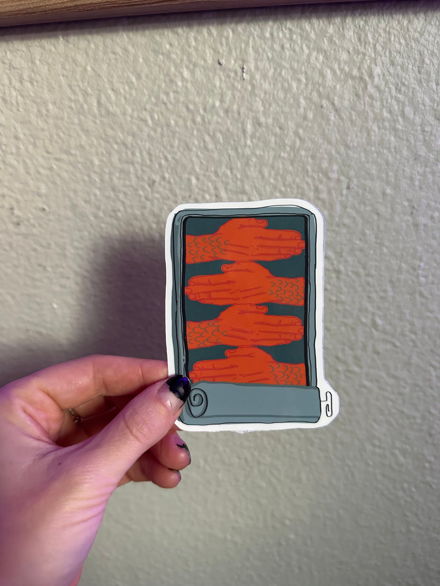 ASL Fish in the Can Sticker