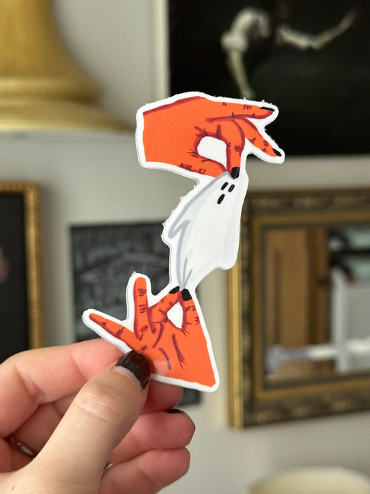 ASL Ghost Sticker