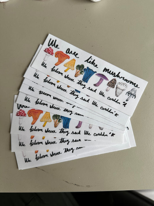 Pride Mushrooms Sticker