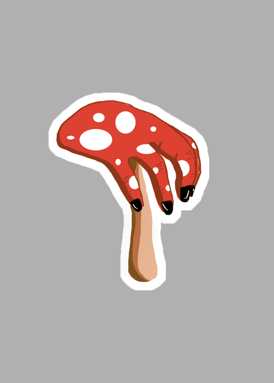 ASL Mushroom Sticker